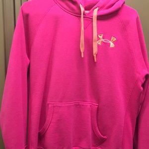 Under Armour pink sweater.